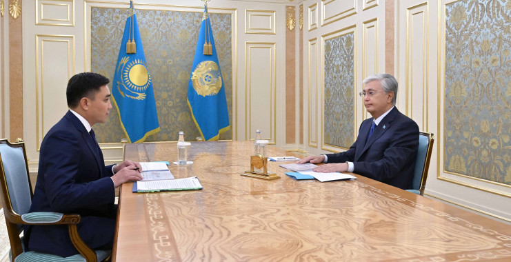Prezıdent Shymkent qalasynyń ákimi Ǵabıt Syzdyqbekovti qabyldady