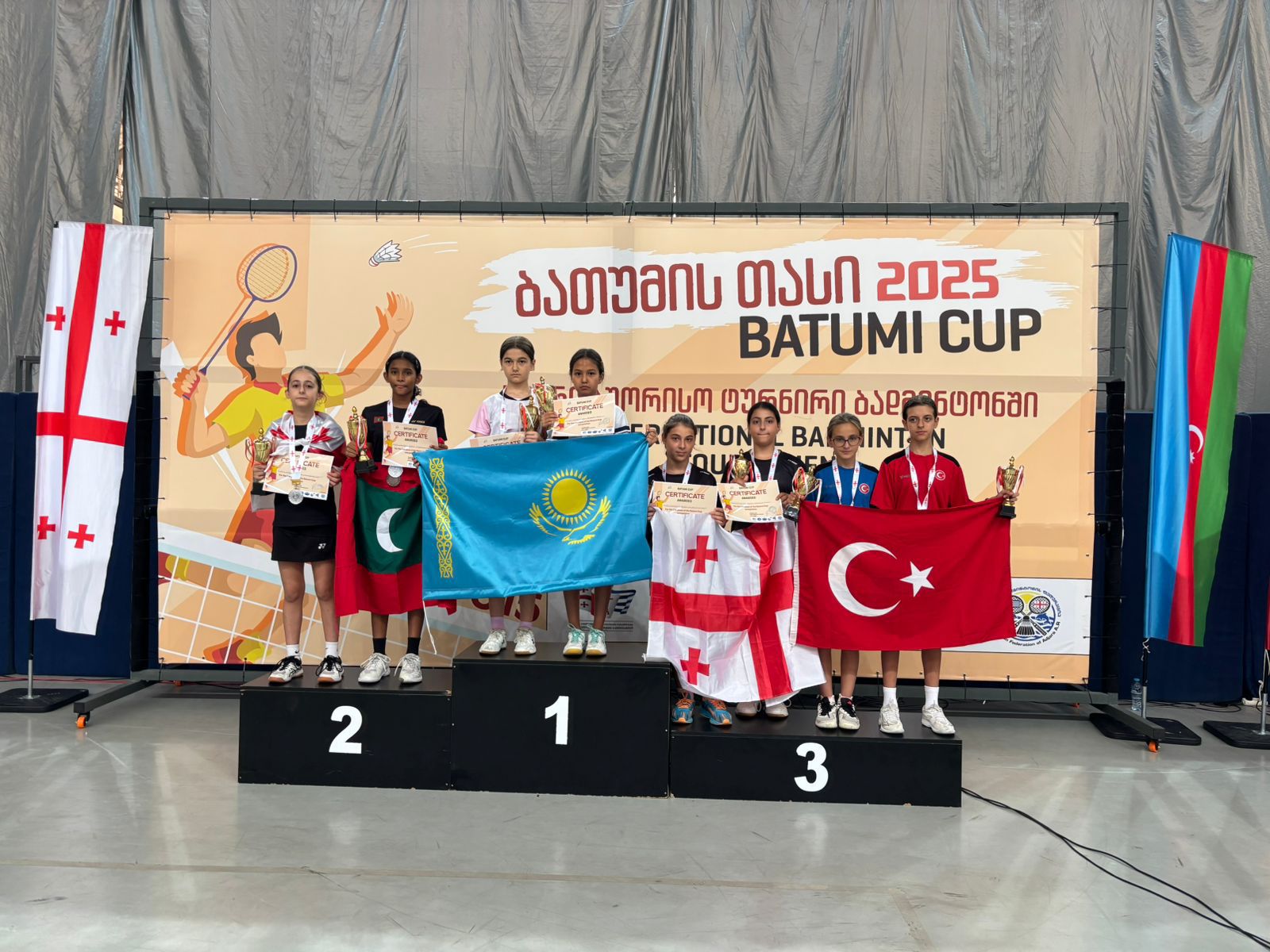 Qazaqstan jas badmıntonshylary Batumi Cup týrnırinde tolyq medal jıyntyǵyn ıelendi