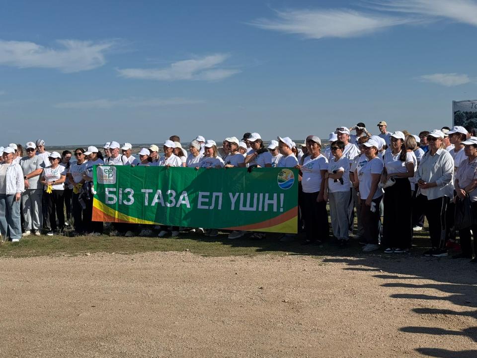 Aqkól aýdanynda «Taza Qazaqstan» ekologııalyq bastamasy qoldaý tapty.