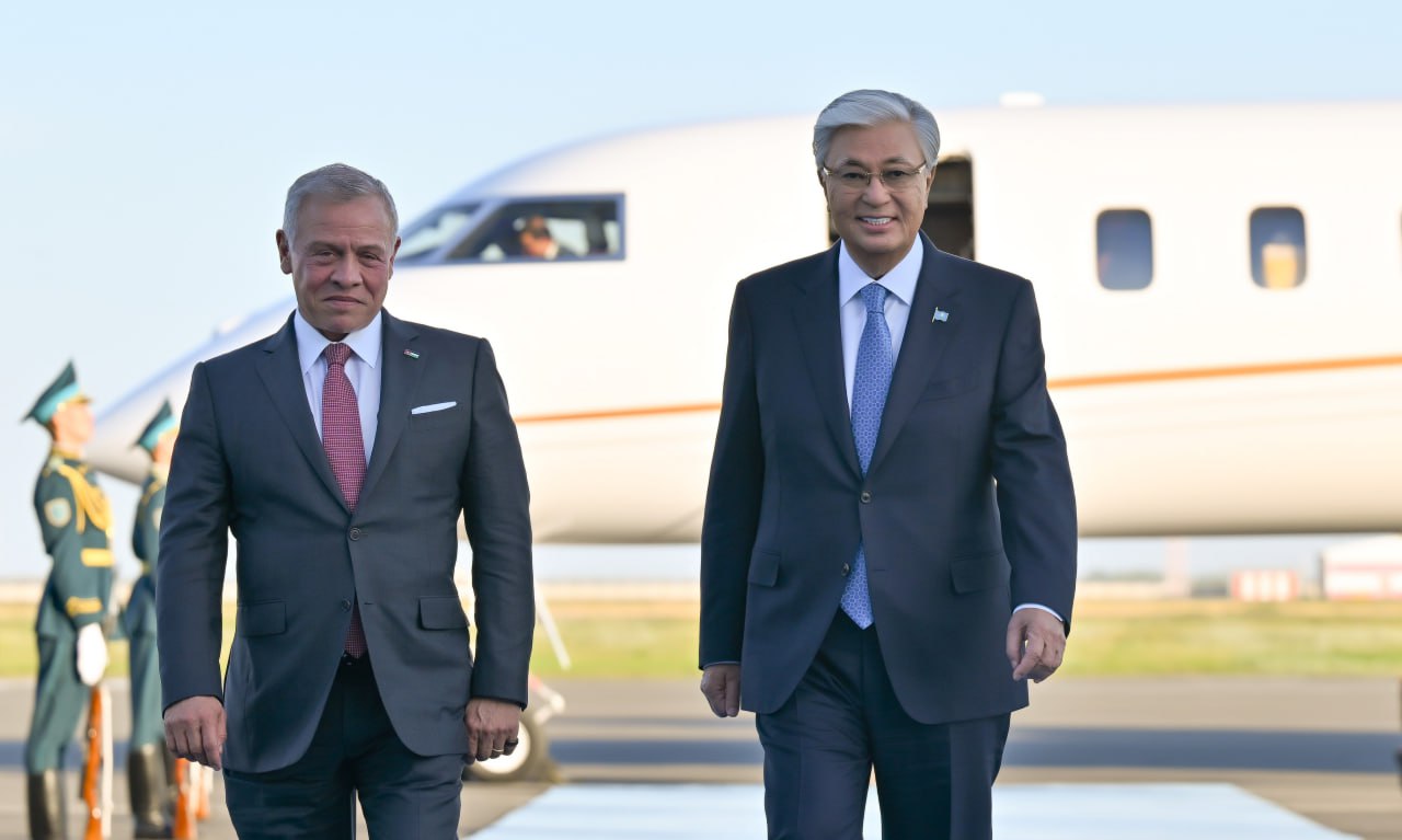 Iordanııa Koroli II Abdalla ben ál-Hýseın Astanaǵa saparmen keldi