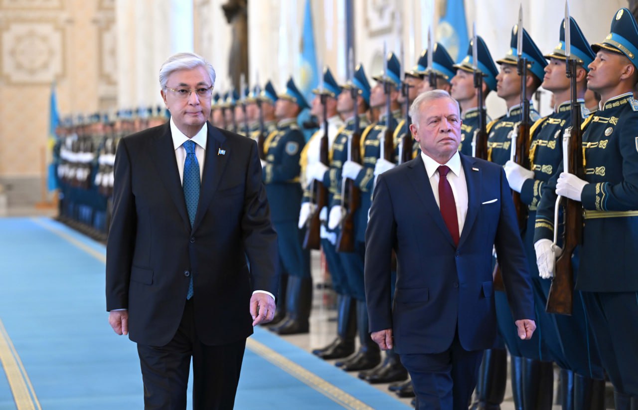 Aqordada Iordanııa Hashımıt Koroldiginiń Korolin saltanatty qarsy alý rásimi ótti