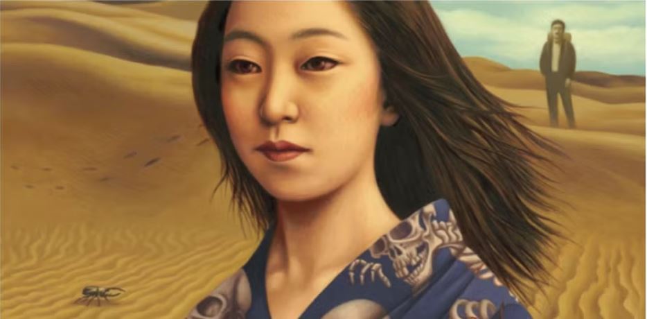 Qum qursaýyndaǵy áıel