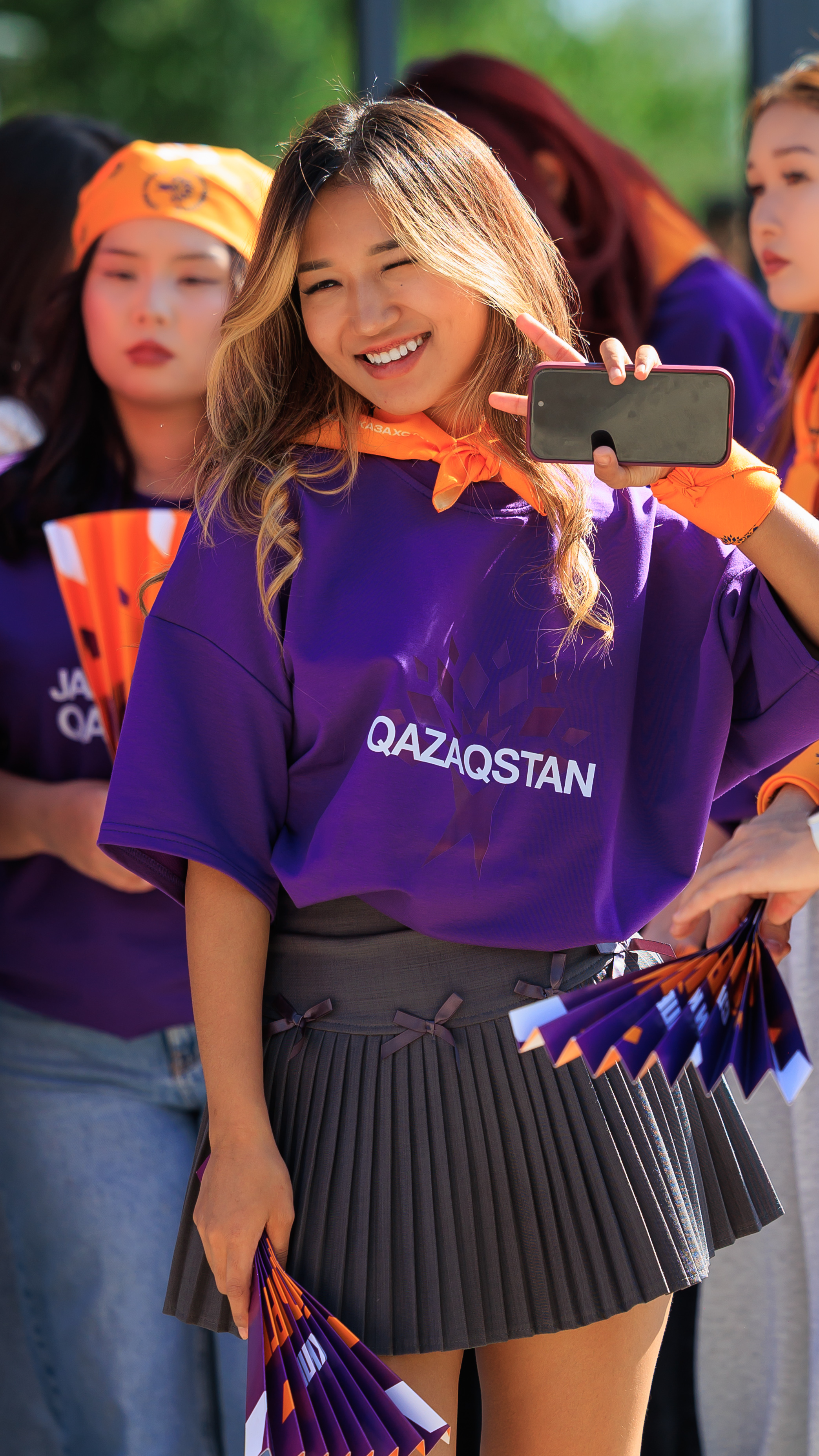 Kóktóbede Jańa adamdar uıymdastyrǵan «Jańa rıtmge qosyl» aýqymdy performansy ótti