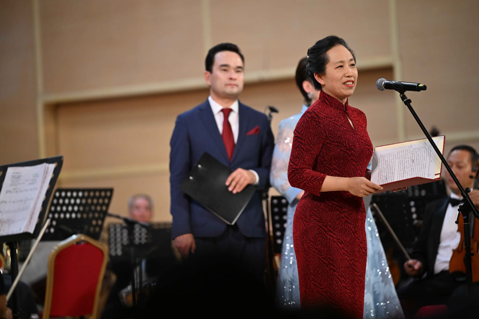 Qytaıdyń áıgili kompozıtory Sıan Sınhaıdyń qurmetine konsert qoıyldy