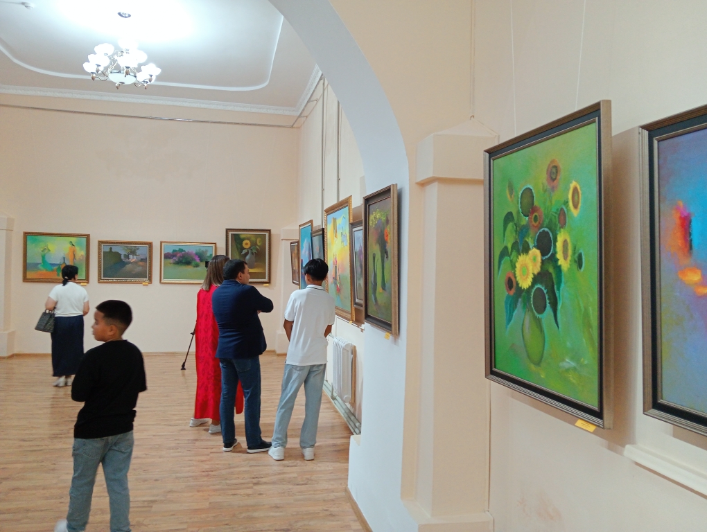 Týǵan jer tabıǵatyn beınelegen