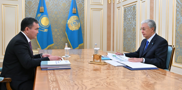 Memleket basshysy Astana qalasynyń ákimin qabyldady