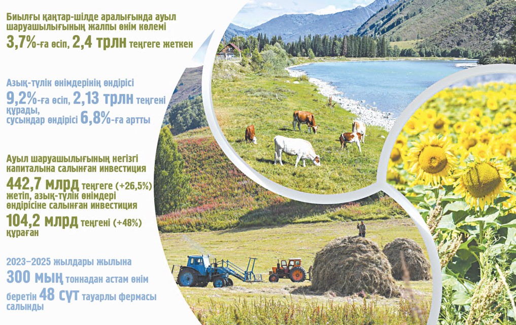 Agroónerkásip: qaıta óńdelgen ónim úlesi