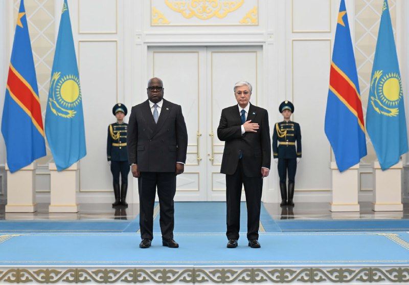 Aqordada Kongo Respýblıkasynyń Prezıdentin qarsy alý rásimi ótti