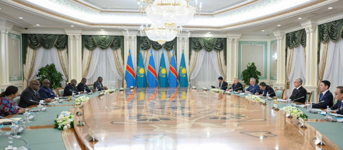 Qazaqstan men Kongo  prezıdentteri keńeıtilgen quramda kelissóz júrgizdi