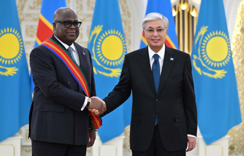 Q.Toqaev Kongo Prezıdentin I dárejeli «Dostyq» ordenimen marapattady