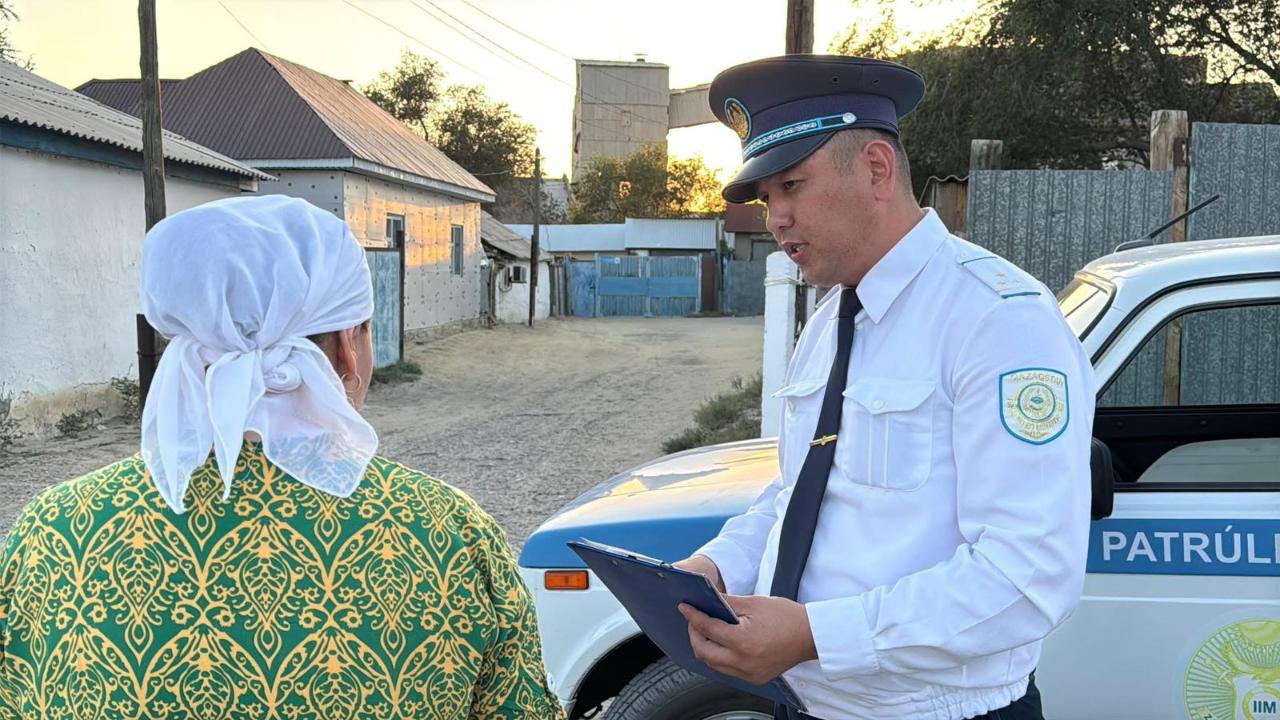 Qyzylordada ýchaskelik polısııa ınspektorlary 16 myńnan astam úıdi aralady