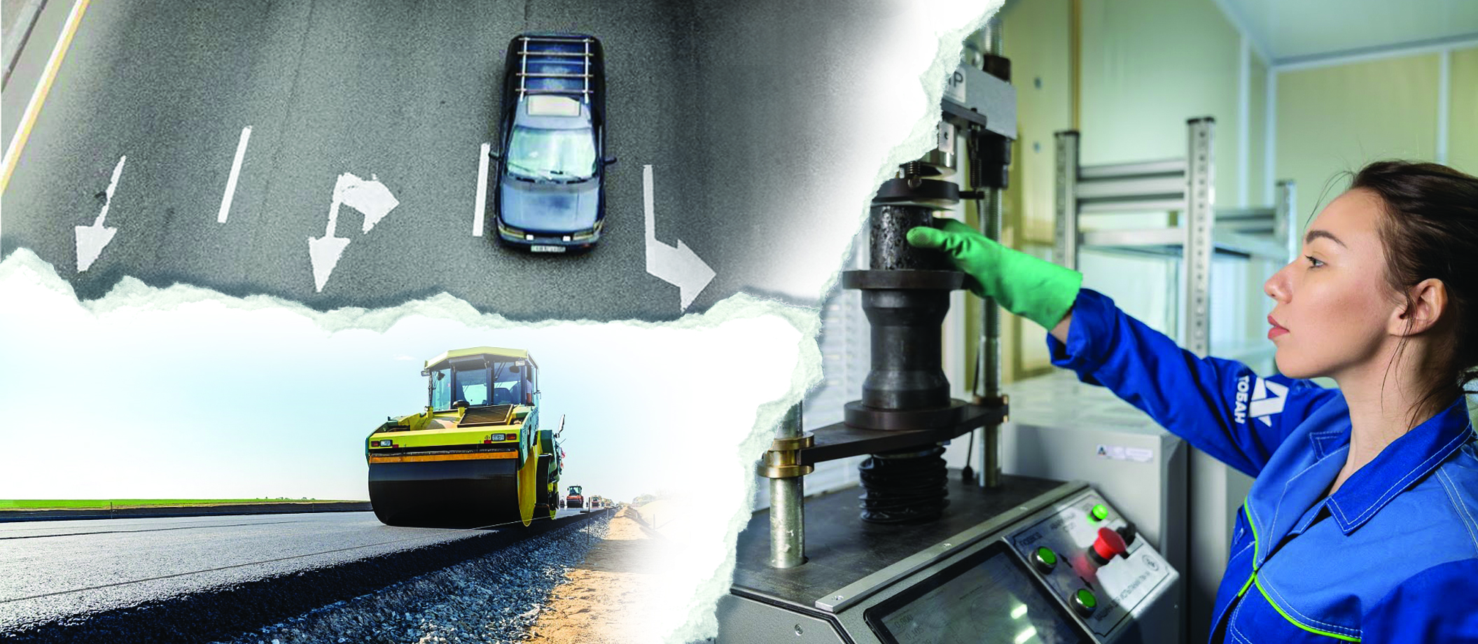 Ǵalymdar «Superpave» tehnologııasy boıynsha alǵashqy jol telimderin tósedi