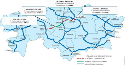 «Ortalyq – Batys» avtojolynyń qurylysy bastaldy