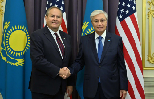 Prezıdent Cameco korporasııasynyń prezıdenti Tım Gıtseldi qabyldady