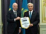 Memleket basshysy FIFA prezıdentin qabyldady