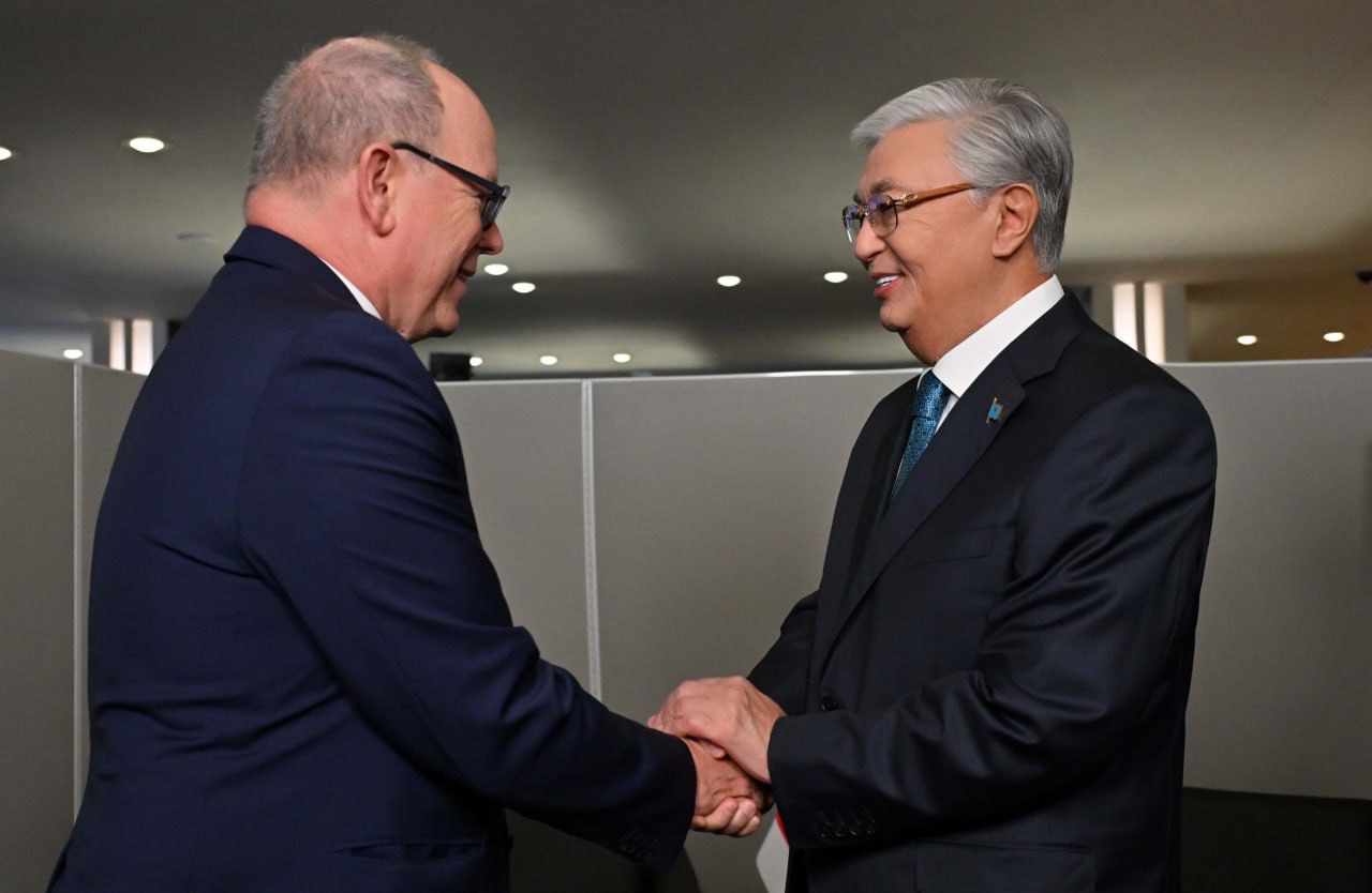 Memleket basshysy Monako Knıazimen kezdesti