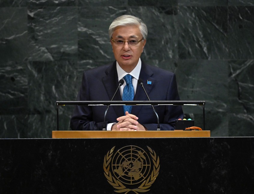 Prezıdent Qasym-Jomart Toqaevtyń BUU Bas Assambleıasynyń 80-sessııasyndaǵy Jalpy debatta sóılegen sózi