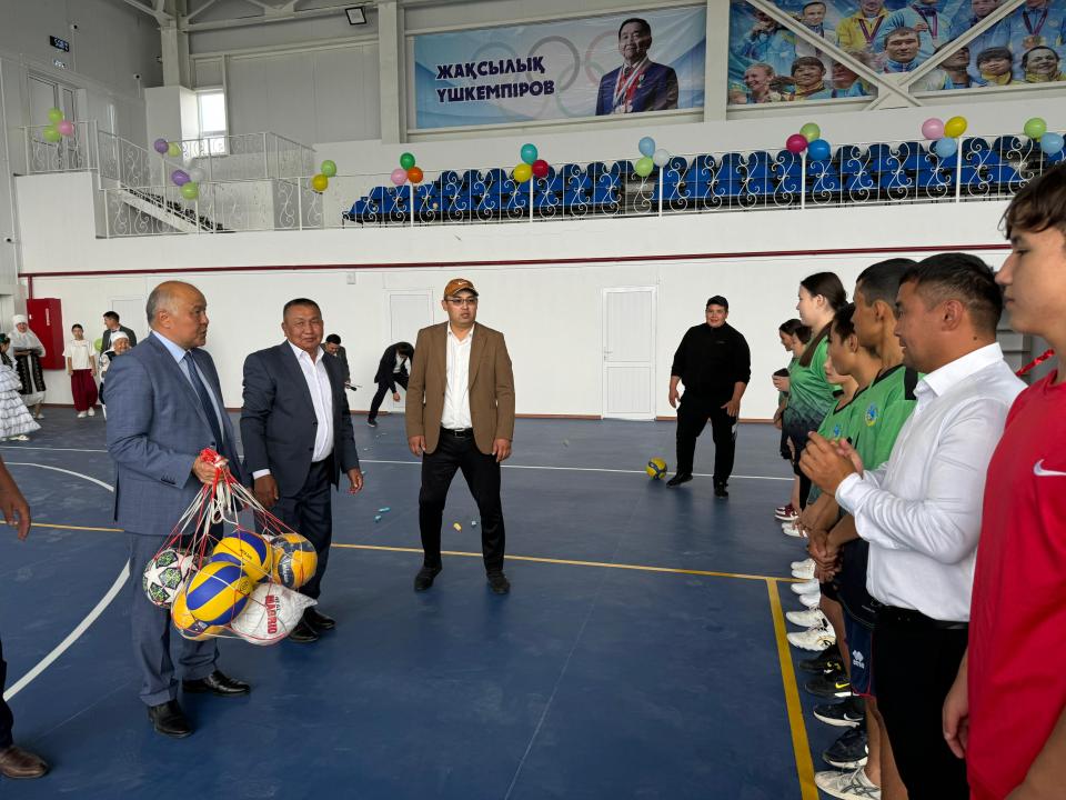 Aıdarlyda jańa sport kesheni ashyldy