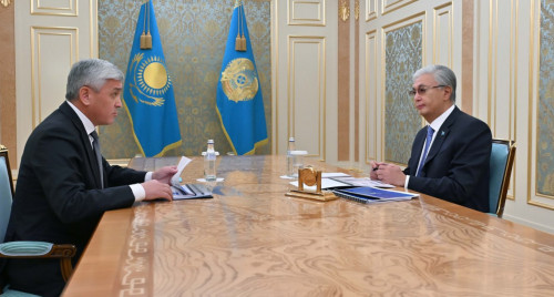 Prezıdent Qaraǵandy oblysynyń ákimin qabyldady