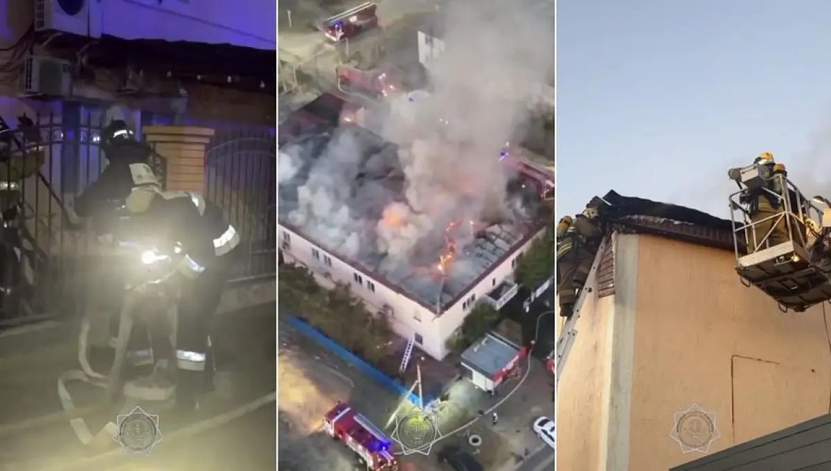 Atyraýdaǵy meıramhana kesheninde iri órt boldy