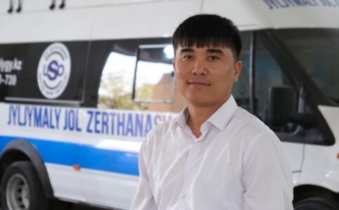 Aýyr júk kólikterin baqylaıtyn avtomatty stansııa