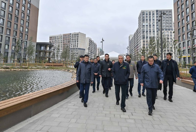 Prezıdent «Nura» aýdanyndaǵy Greenline býlvaryn aralap kórdi