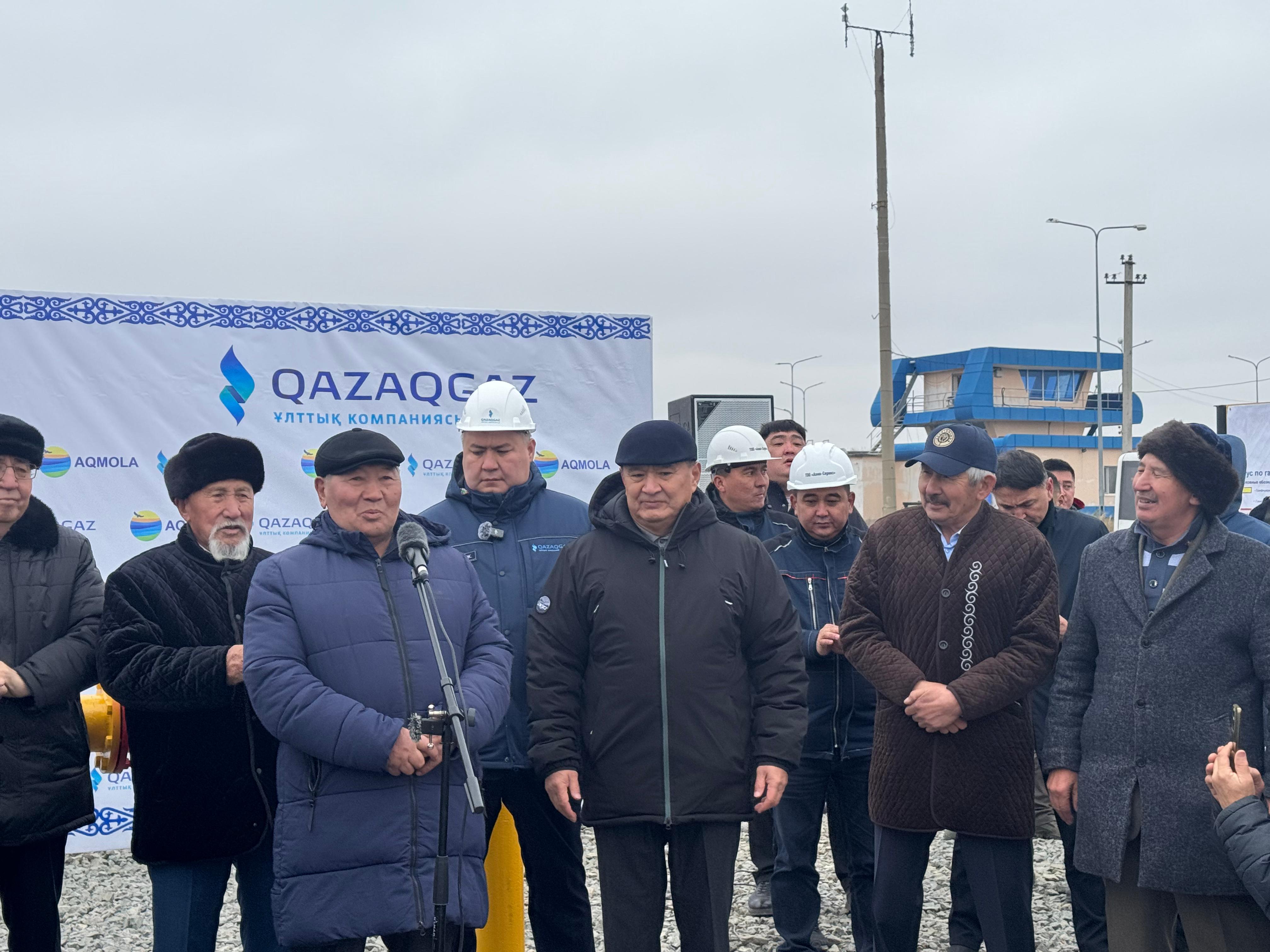 Aqmola oblysynda gazben jabdyqtaý jelisi keńeıýde