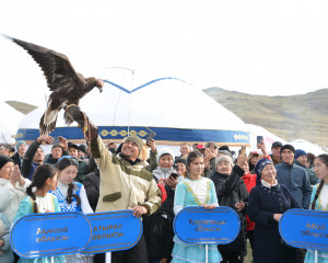 Bozanbaı kóginde búrkit samǵady