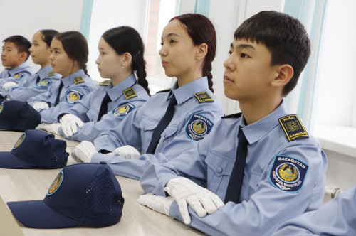 Oralda úshinshi «Jas saqshy» kadet synyby ashyldy