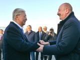 Ázerbaıjan Prezıdenti Qazaqstanǵa memlekettik saparmen keldi