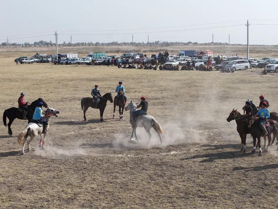 Belbasarda kókpar alańy ashyldy