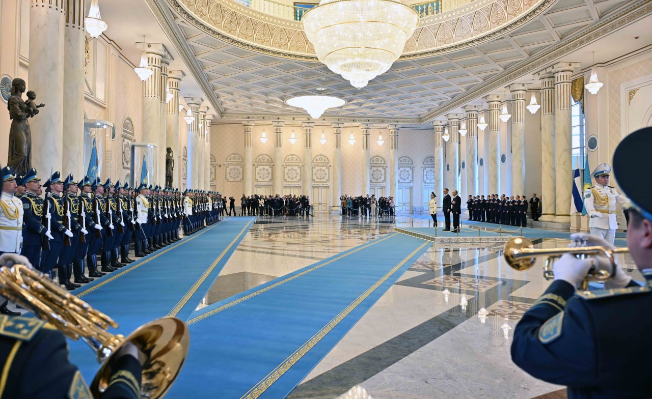 Aqordada Fınlıandııa Prezıdentin qarsy alý rásimi ótti