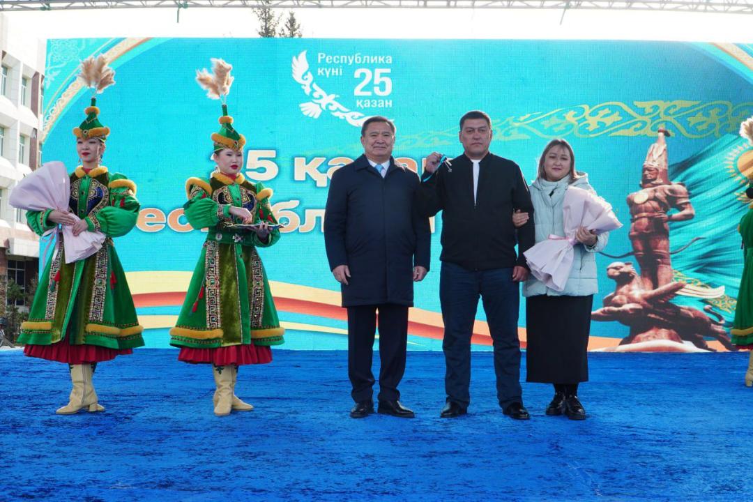 Osal sanattaǵy otbasylar baspanaly boldy