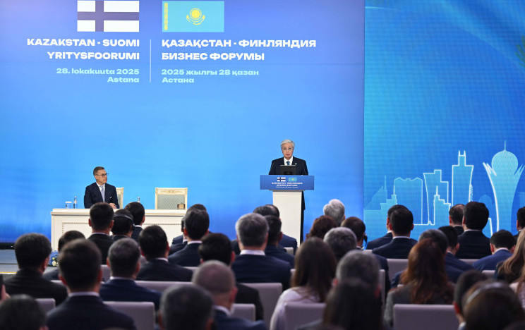 Qasym-Jomart Toqaev pen Aleksandr Stýbb «Qazaqstan – Fınlıandııa» bıznes forýmyna qatysty