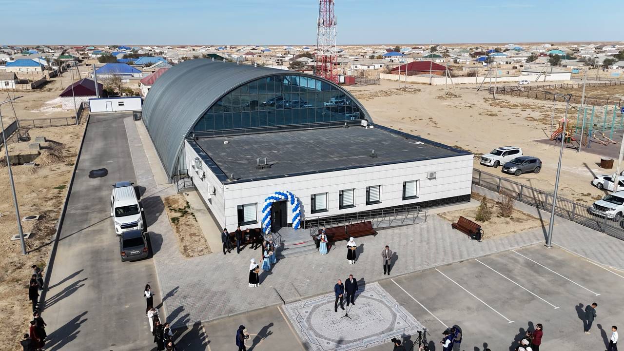 Qaraqııa aýdanynda eki jańa sport nysany ashyldy