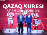 Qazaq kúresinen Azııa chempıonaty ótip jatyr