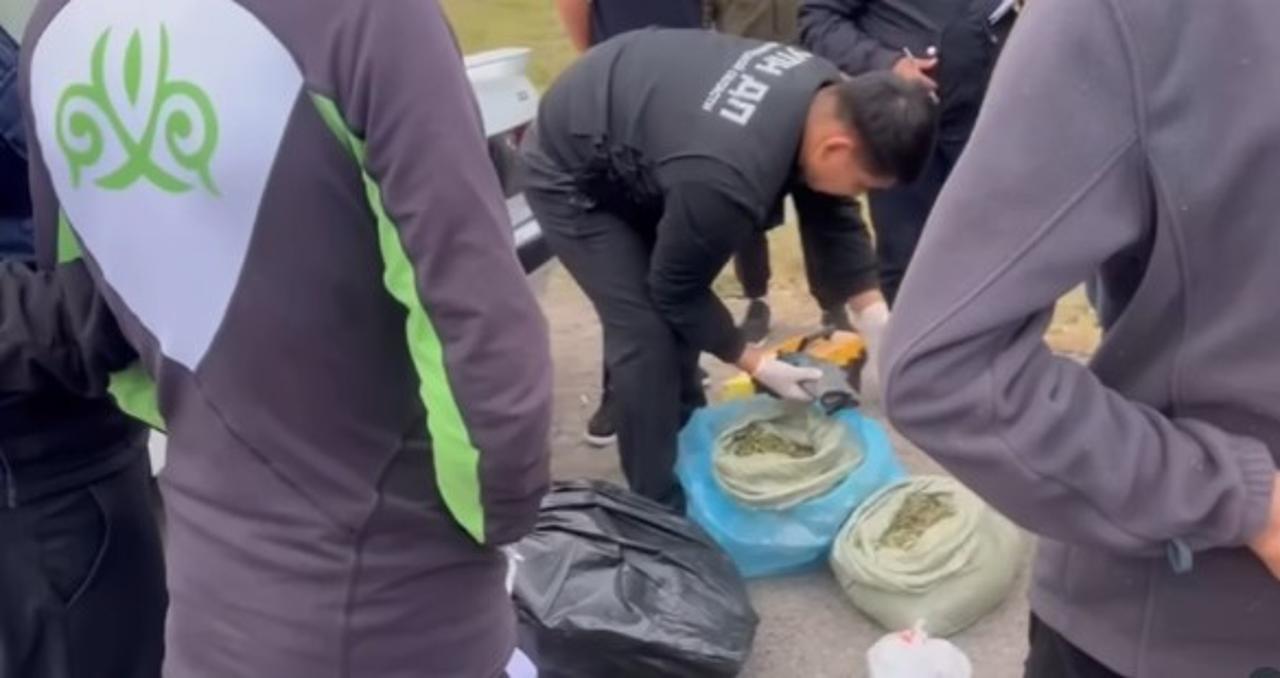 Marıhýana tasymalǵandar ustaldy