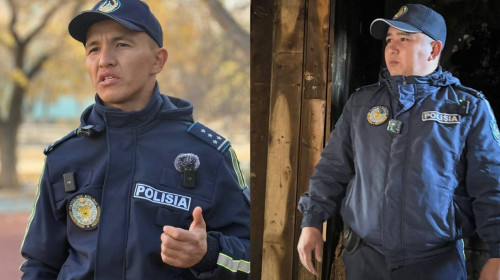 Polıseıler órt shyqqan úıden úsh balany qutqardy