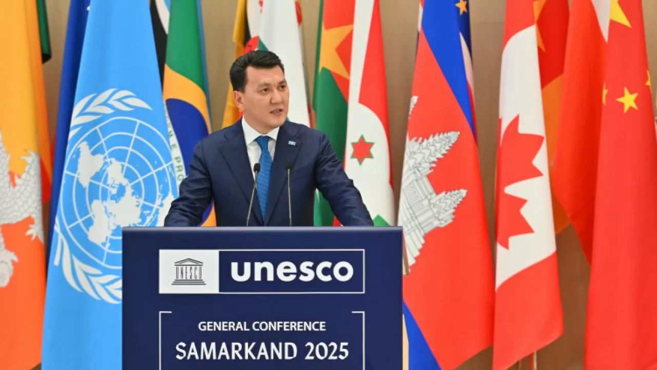 Prezıdenttiń jańa bastamalary IýNESKO-nyń Bas konferensııasynda aıtyldy