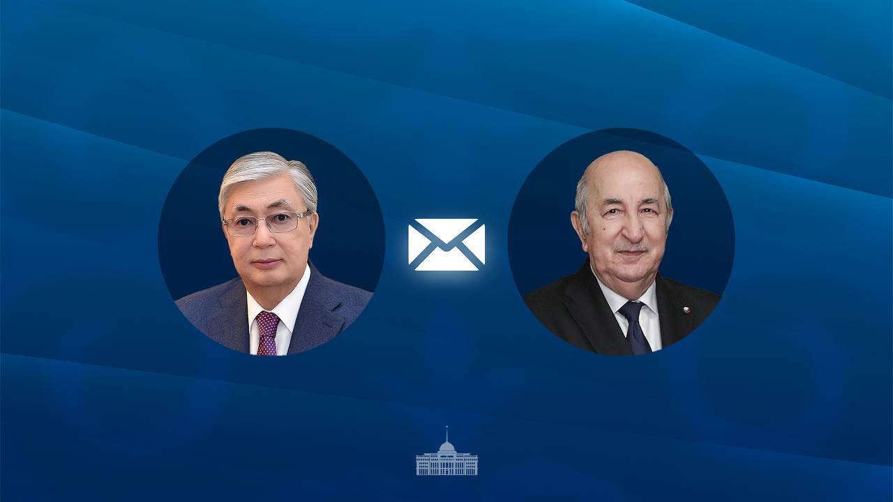 Memleket basshysy Aljır Prezıdentine quttyqtaý jedelhatyn joldady