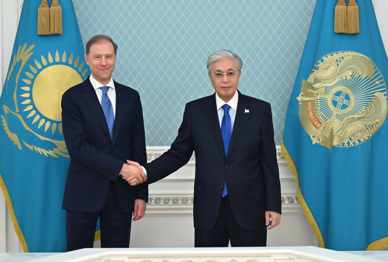 Memleket basshysy Reseı Federasııasy Úkimeti Tóraǵasynyń birinshi orynbasaryn qabyldady