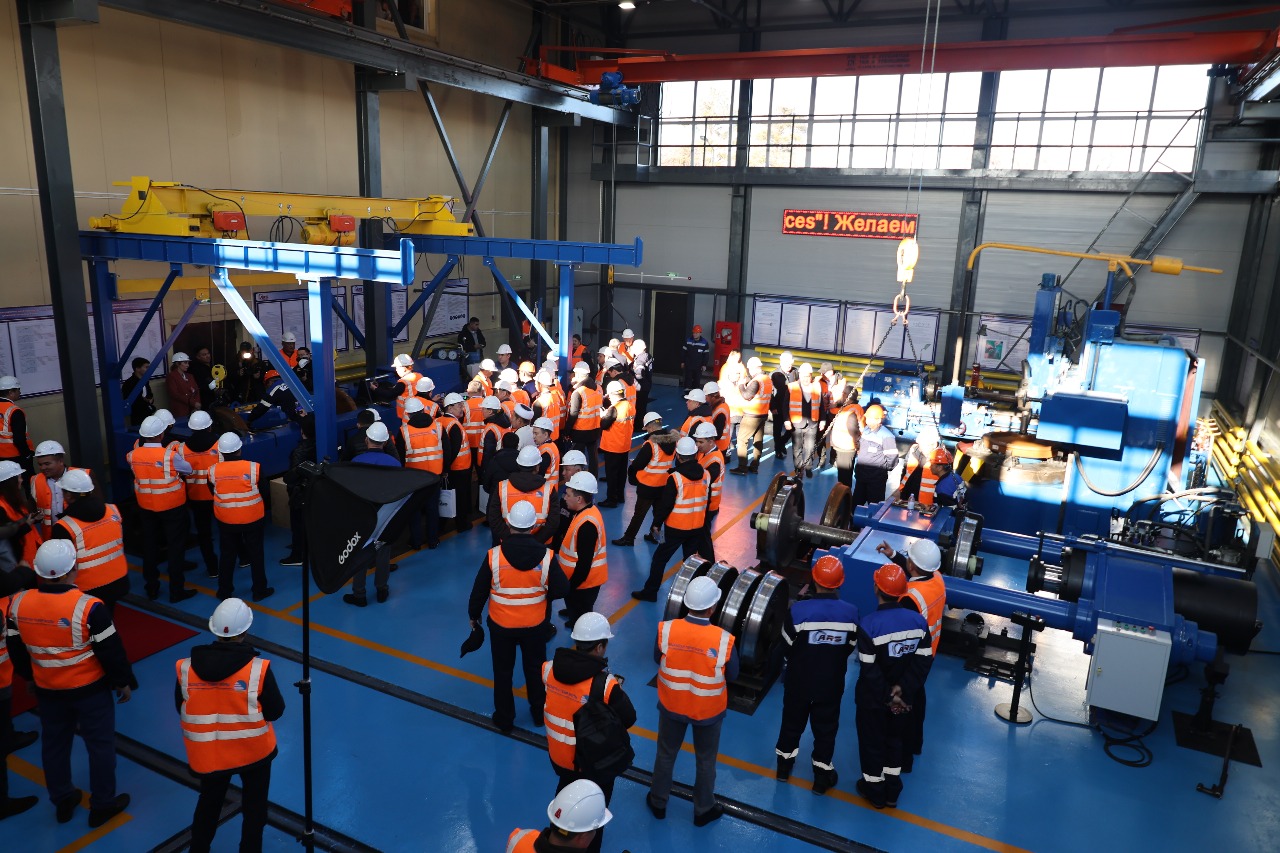 Qusmurynda vagon dońǵalaǵyn jóndeıtin sheberhana ashyldy