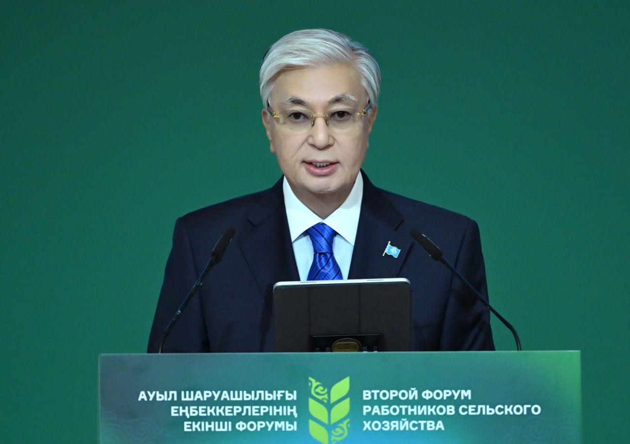 Memleket basshysy Aýyl sharýashylyǵy eńbekkerleriniń ekinshi forýmynda sóz sóıledi