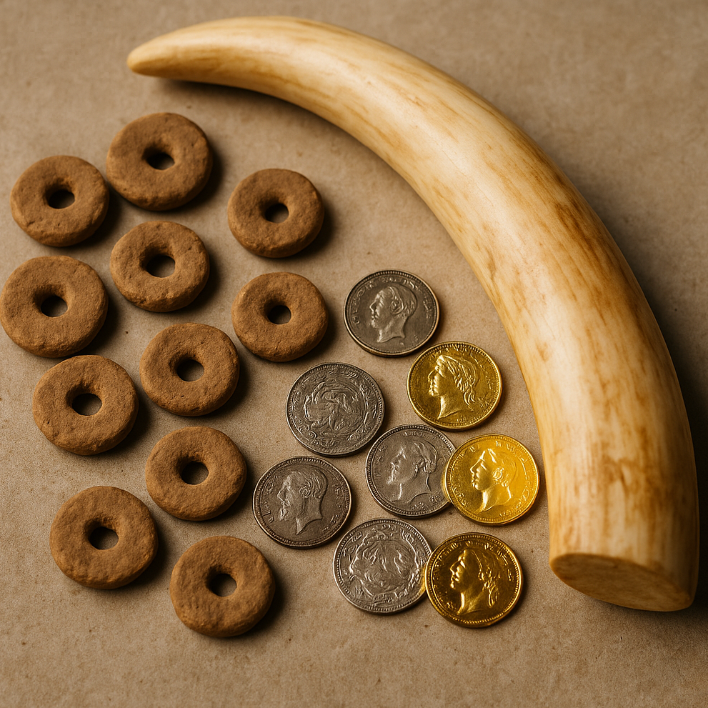 Pildiń súıegi nemese alǵashqy aqsha qalaı paıda boldy?