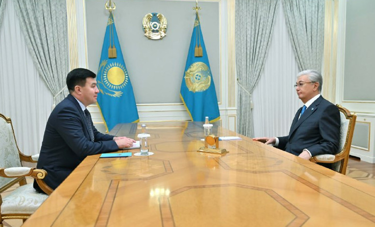 Memleket basshysy Integra Construction KZ benefısıar menshik ıesi Shahmurat Mútálipti qabyldady