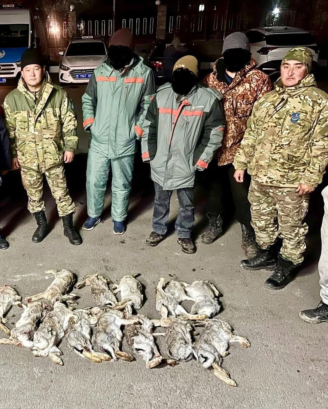 Ile-Balqash tabıǵı rezervatynda ustalǵan kólikten qarý men 13 qoıan tabyldy