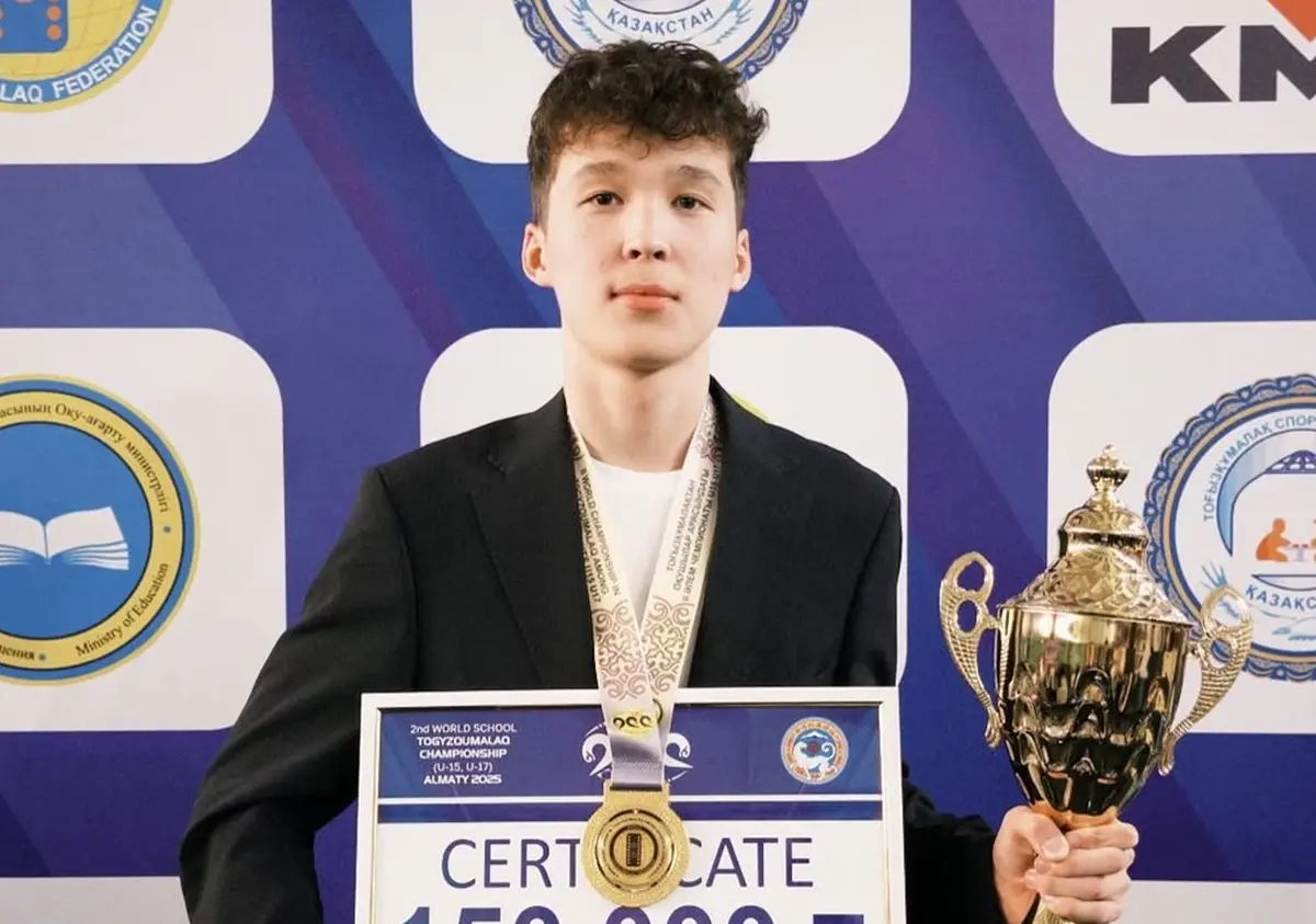 Mańǵystaýlyq oqýshy toǵyzqumalaqtan álem chempıony atandy