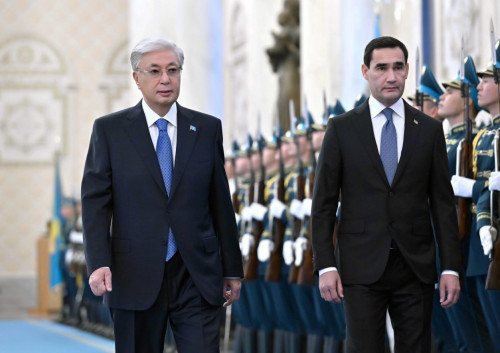 Aqordada Túrikmenstan Prezıdentin qarsy alý rásimi ótti