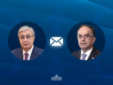 Qasym-Jomart Toqaev Albanııa Prezıdentine quttyqtaý jedelhatyn joldady