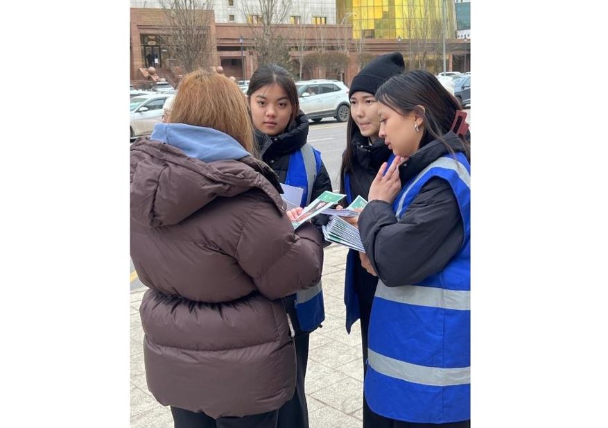 Elorda kóshelerinde lýdomanııaǵa qarsy aksııa ótti